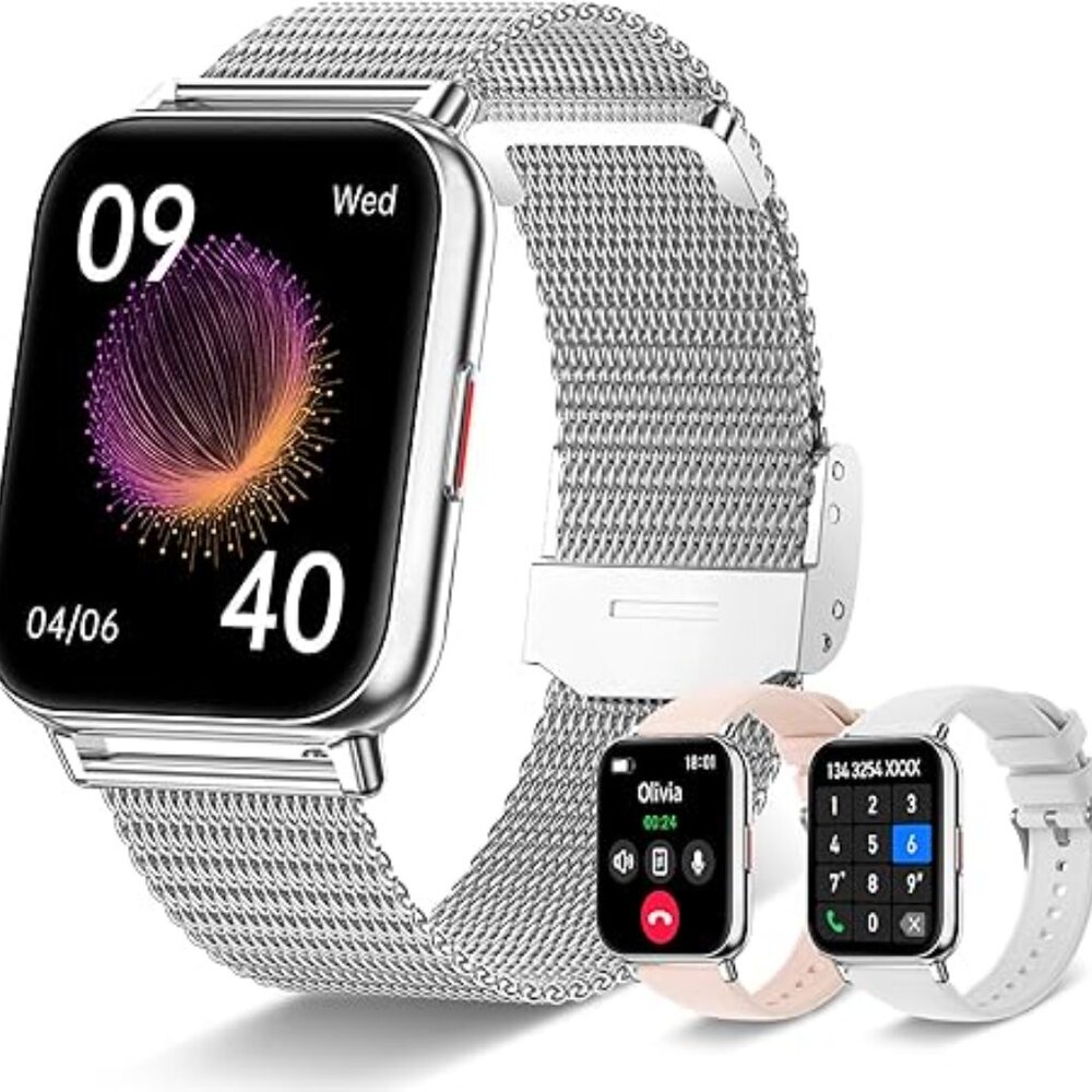 Smart Watch for Women, Answer/Make Call Smartwatch for iOS Android Phones